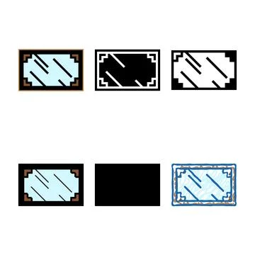 Tea modern table top view color icon vector Stock Illustration