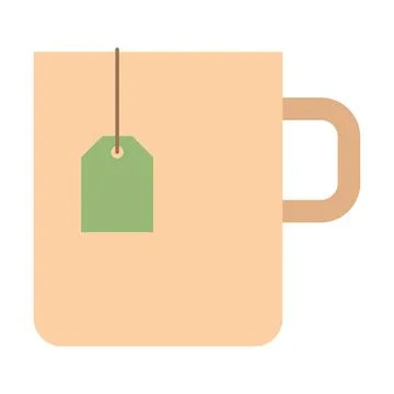 Tea mug clip art vector illustration Stock-Illustration