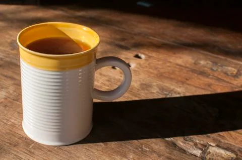 Tea mug closeup Stock Photos