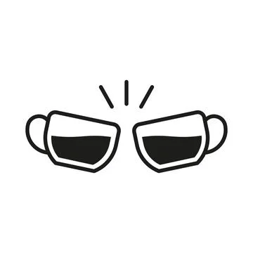 Tea mug drink icon features a warm and cozy design, perfect for tea shop br.. Stock Illustration