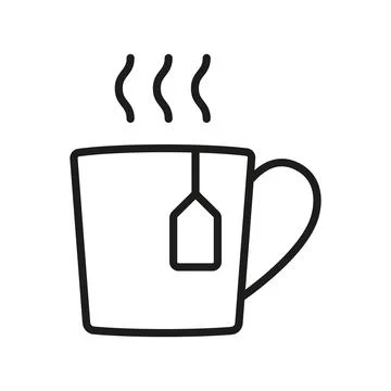 Tea mug icon vector design templates simple and modern Stock Illustration