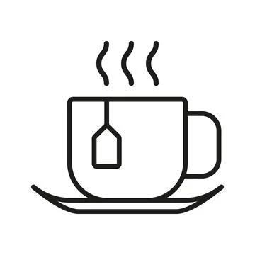 Tea mug icon vector design templates simple and modern Stock Illustration