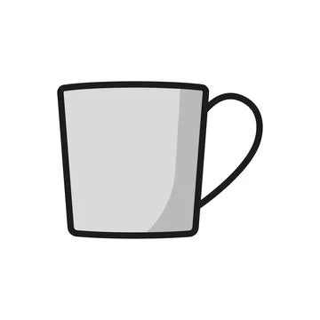 Tea mug icon vector design templates simple and modern Stock Illustration