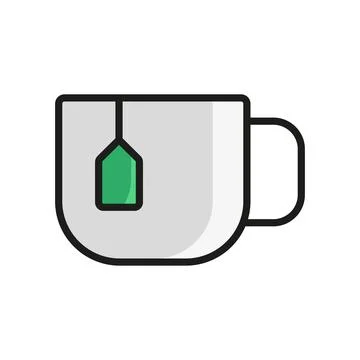 Tea mug icon vector design templates simple and modern Stock Illustration
