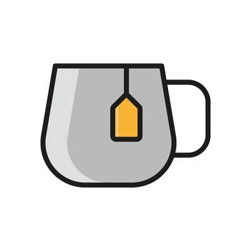 Tea mug icon vector design templates simple and modern Stock Illustration