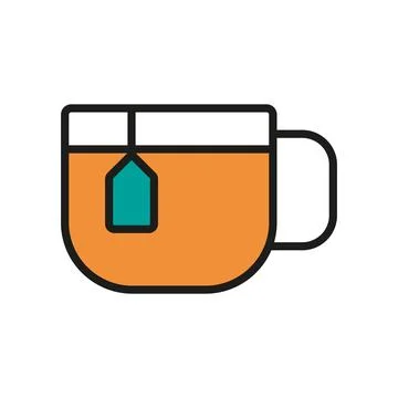 Tea mug icon vector design templates simple and modern Stock Illustration
