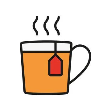 Tea mug icon vector design templates simple and modern Stock Illustration
