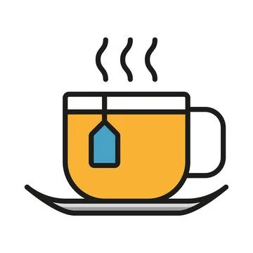 Tea mug icon vector design templates simple and modern Stock Illustration
