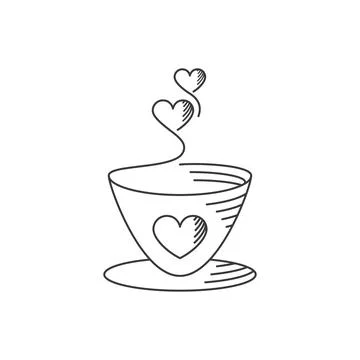 Tea or coffe cup Stock Illustration