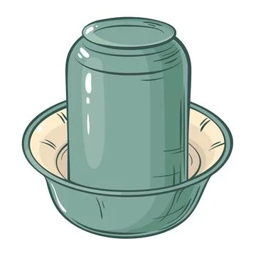 Tea pair isolated Stock Illustration