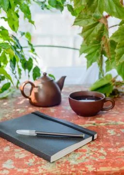Tea Party between work Stock Photos