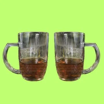 Tea party with no background Stock Photos