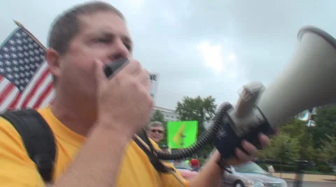 Tea Party Rally to Eject Democrats Stock-Footage 887675