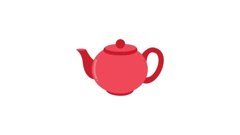 Tea Pot icon animation for motion graphics. Foods and Drinks Icons Stock Footage 148047836