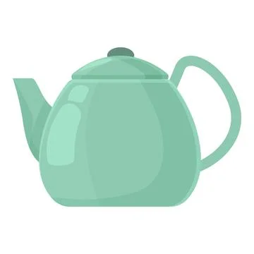 Tea pot icon cartoon vector. Electric pot Stock Illustration
