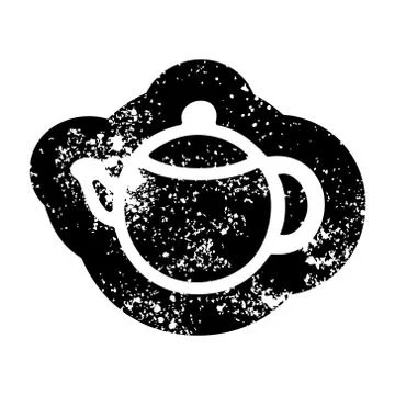 Tea pot icon Illustrazione stock