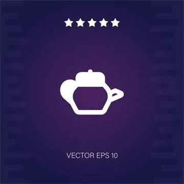 Tea pot  icon Stock Illustration