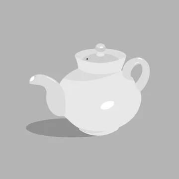 Tea pot illustration Stock Illustration