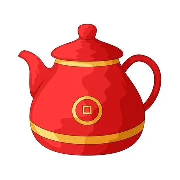 Tea pot illustration Stock Illustration