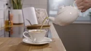 Tea Pot Pour Cinemagraph (4K) Stock Footage