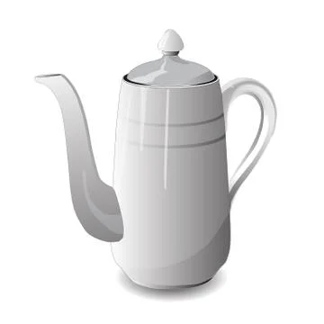 Tea Pot. Vector Illustration Stock Illustration