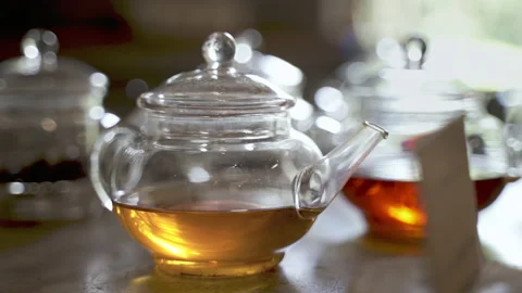 Tea pots Stock Footage 169981123