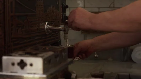 Tea Pouring Water in Kitchen Stock Footage 268747648