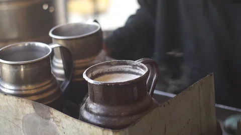 Tea Preperation Stock Footage 99363038