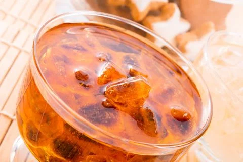 Tea with rock candy Foto stock