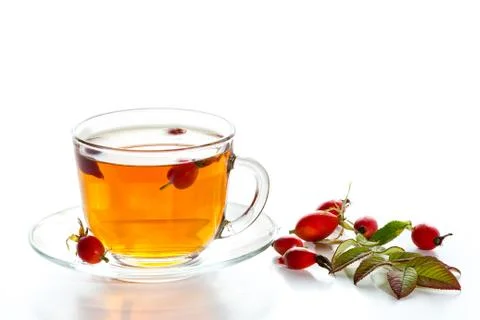 Tea with rosehip Stock Photos