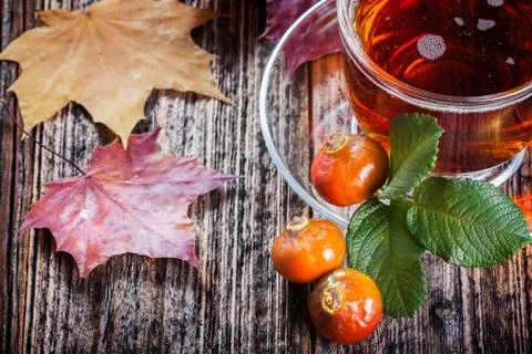 Tea with rosehip Stock Photos