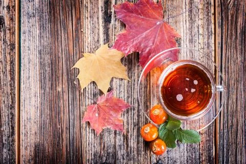 Tea with rosehip Foto stock
