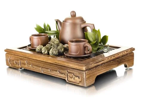 Tea service Stock Photos