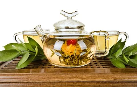 Tea service Foto stock