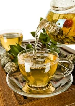 Tea service Stock Photos