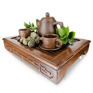 Tea service Stock Photos
