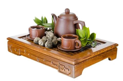 Tea service Foto stock