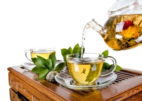 Tea service Stock Photos