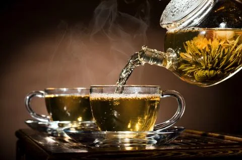 Tea service Foto stock
