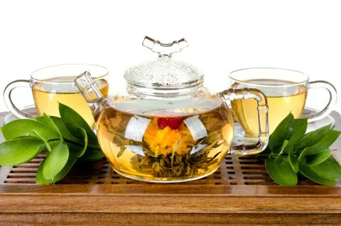 Tea service Stock Photos