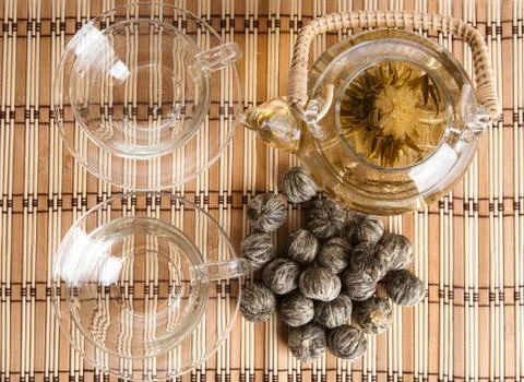 Tea service Stock Photos