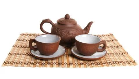 Tea service Stock Photos