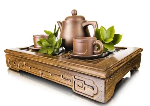 Tea service Stock Photos