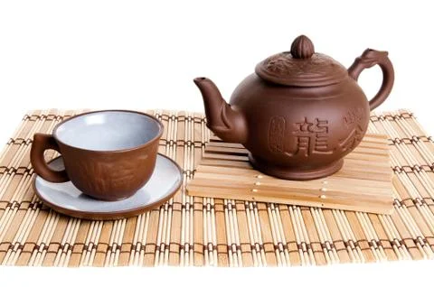 Tea service Stock Photos