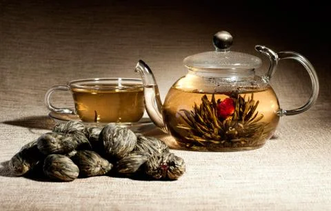 Tea service Foto stock