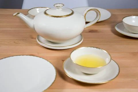 Tea service Stock Photos