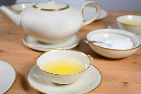 Tea service Stock Photos