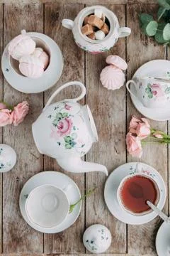 Tea set Stock Photos