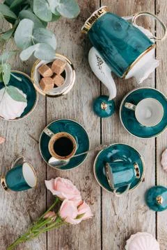 Tea set Stock Photos