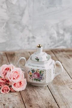 Tea set Stock Photos